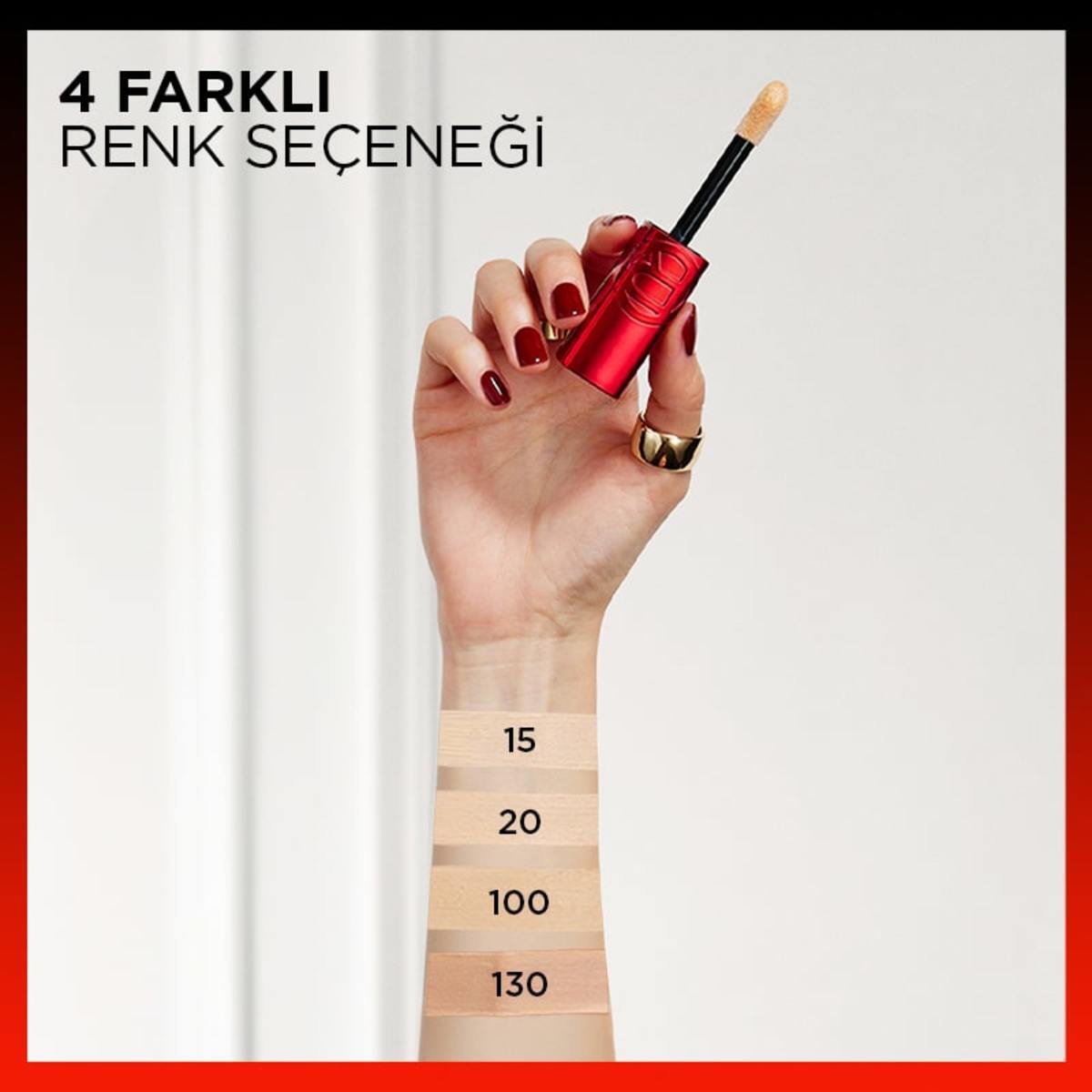  LOREAL PARIS LOREAL PARIS L'Oreal Paris Skin Ink Gün Boyu Kapatıcı Fondöten Nötr Alt Ton 20  1 of 7 