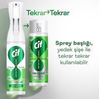 CİF CİF Cif Sprey Infinite Clean Tüm Yüzeyler İçin Misket Limonu & Limon Otu 280 ml 1 of 9