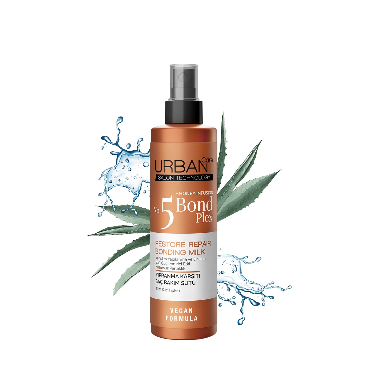  URBAN CARE URBAN CARE Urban Care No.5 Bond Plex Yıpranma Karşıtı Saç Bakım Sütü 200 ml  1 of 7 
