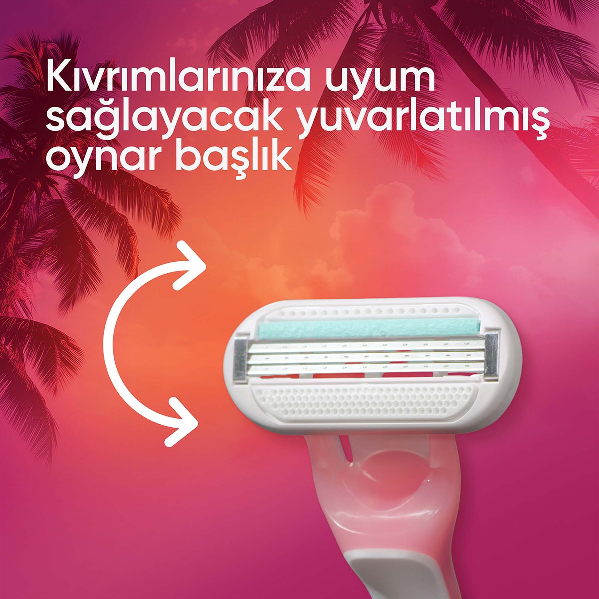 GILLETTE VENUS Gillette Venus Smooth Miami 3'lü Kadın Kullan At
