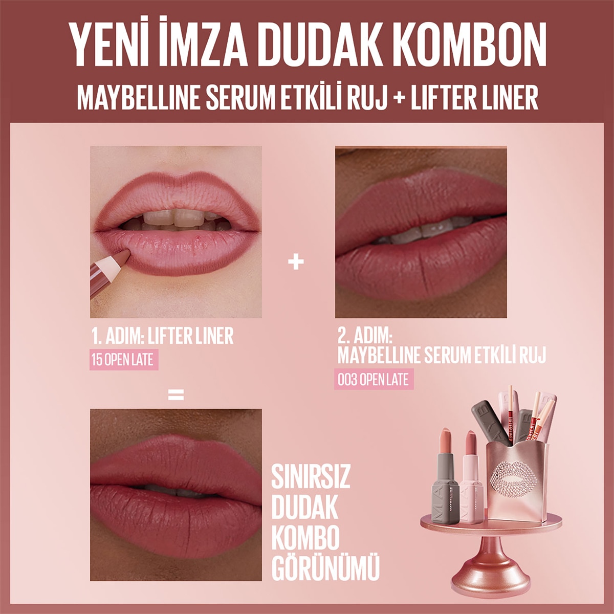 MAYBELLINE Maybelline New York Lifter Liner Dudak Kalemi 015 Open