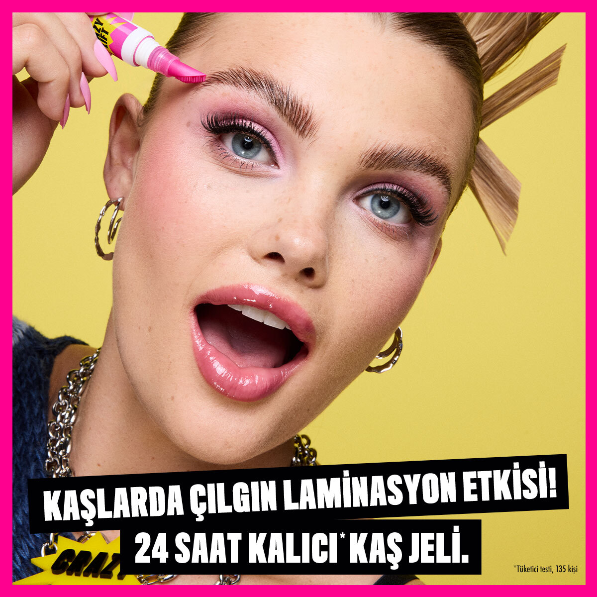 NYX NYX Nyx Professional Makeup The Super Brow Glue Sabitleyici Kaş Jeli O1 1 of 6