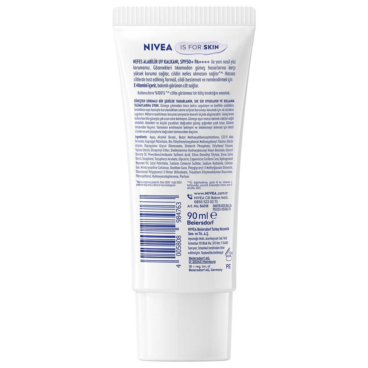 NIVEA SUN NIVEA SUN Nivea Sun SPF50+ Hafif Dokulu Yüksek Güneş Koruyucu Yüz ve Vücut Serumu 90 ml 1 of 2
