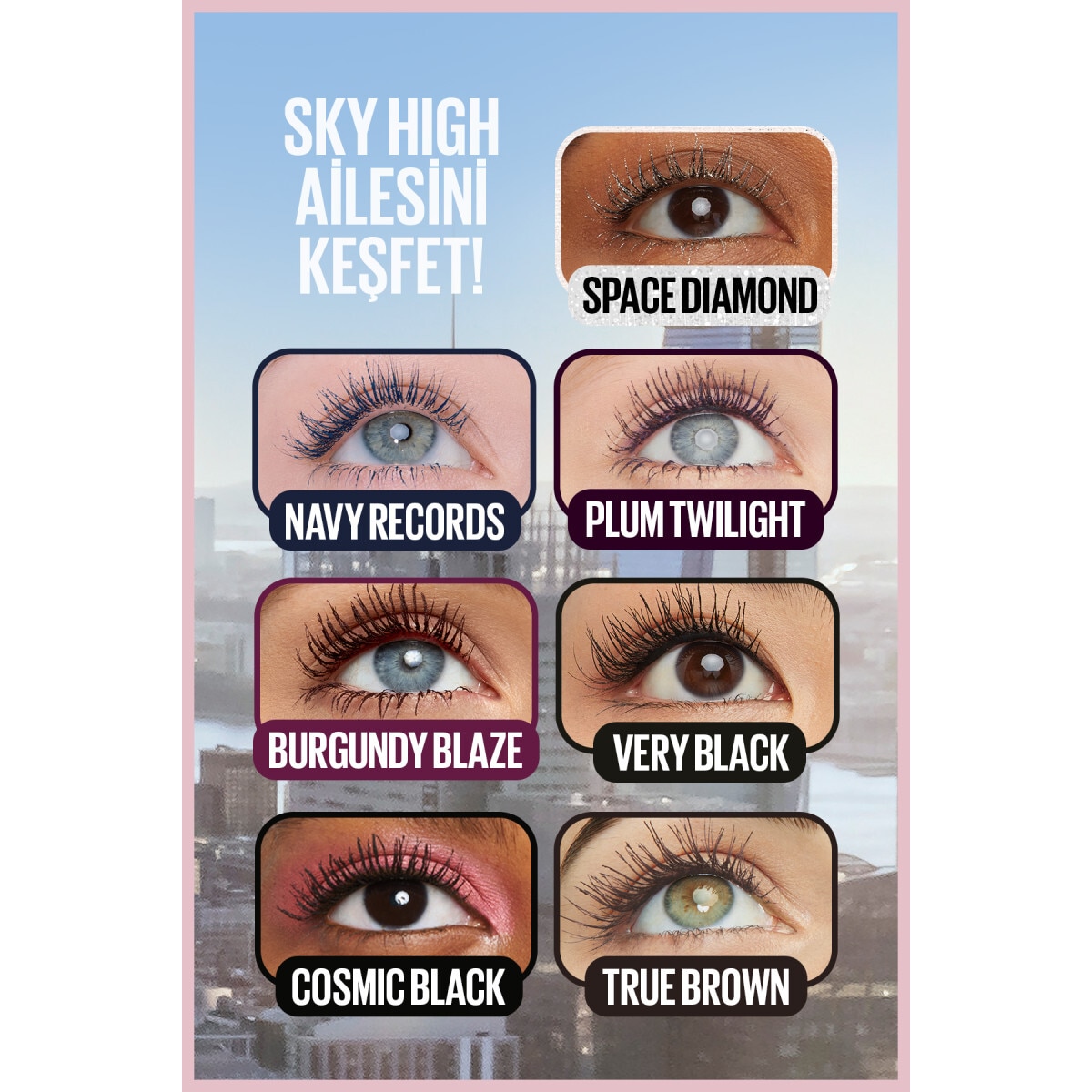 MAYBELLINE MAYBELLINE Maybelline New York Lash Sensational Maskara Sky High 1 of 11
