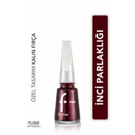  FLORMAR FLORMAR Flormar Pearly Yarı Transparan & Parlak Bitişli Sedefli Oje No:68 Velvet Bordeaux  1 of 1 