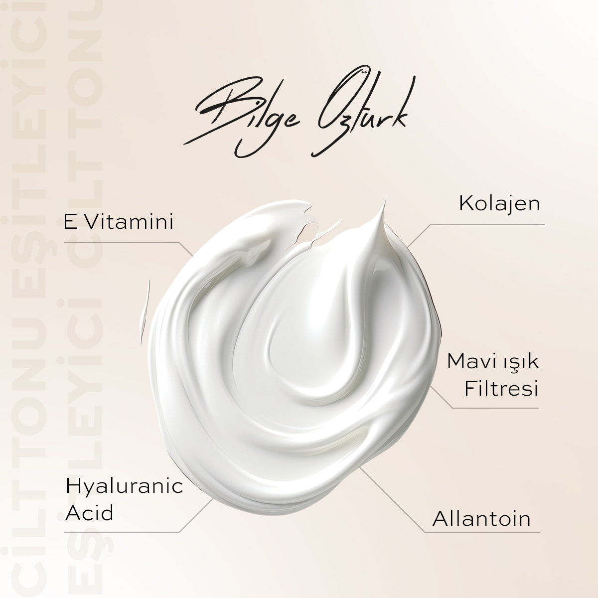 BİLGE ÖZTÜRK BİLGE ÖZTÜRK Bilge Öztürk Ton Eşitleyici Yüz Bakım Kremi SPF30 50 ml 1 of 4