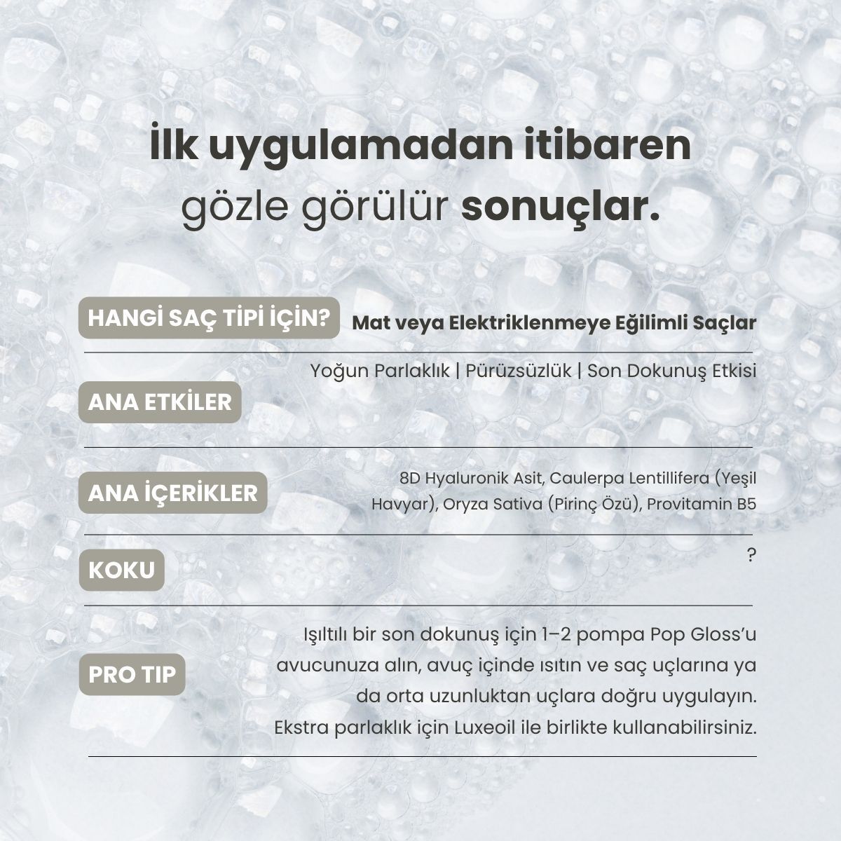 MATSU PROFESSIONAL MATSU PROFESSIONAL Matsu Saç Bakım Gloss Pop 50 ml  1 of 7 