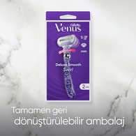 Gillette Venus Extra Smooth Swirl Tıraş Makinesi + Yedek Başlık