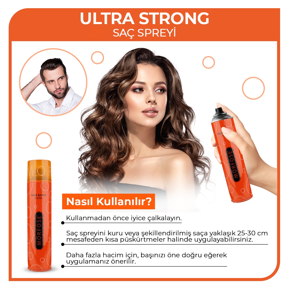  undefined MORFOSE EXC. Morfose Ultra Strong Saç Spreyi 270 ml  1 of 5 