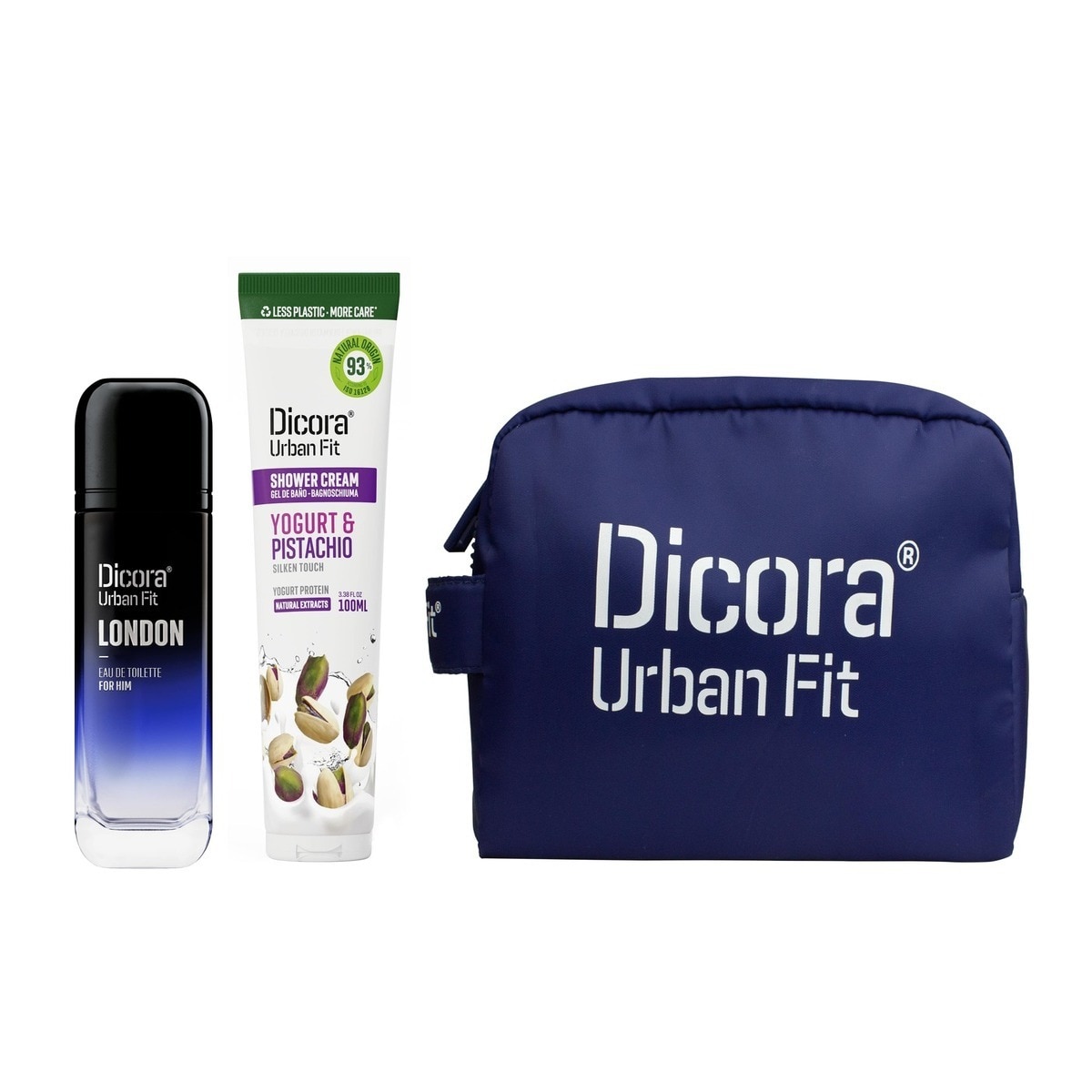 DICORA URBAN FIT DICORA URBAN FIT Dicora Erkek Set London Erkek Parfüm EDT 40 ml + Kişisel Bakım Seti + Jel 100 ml 1 of 2