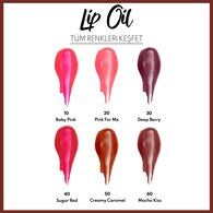 Note Lip Oil Nemlendirici ve Parlatıcı Dudak Bakım Yağı 60 Mocha Kiss Kahverengi