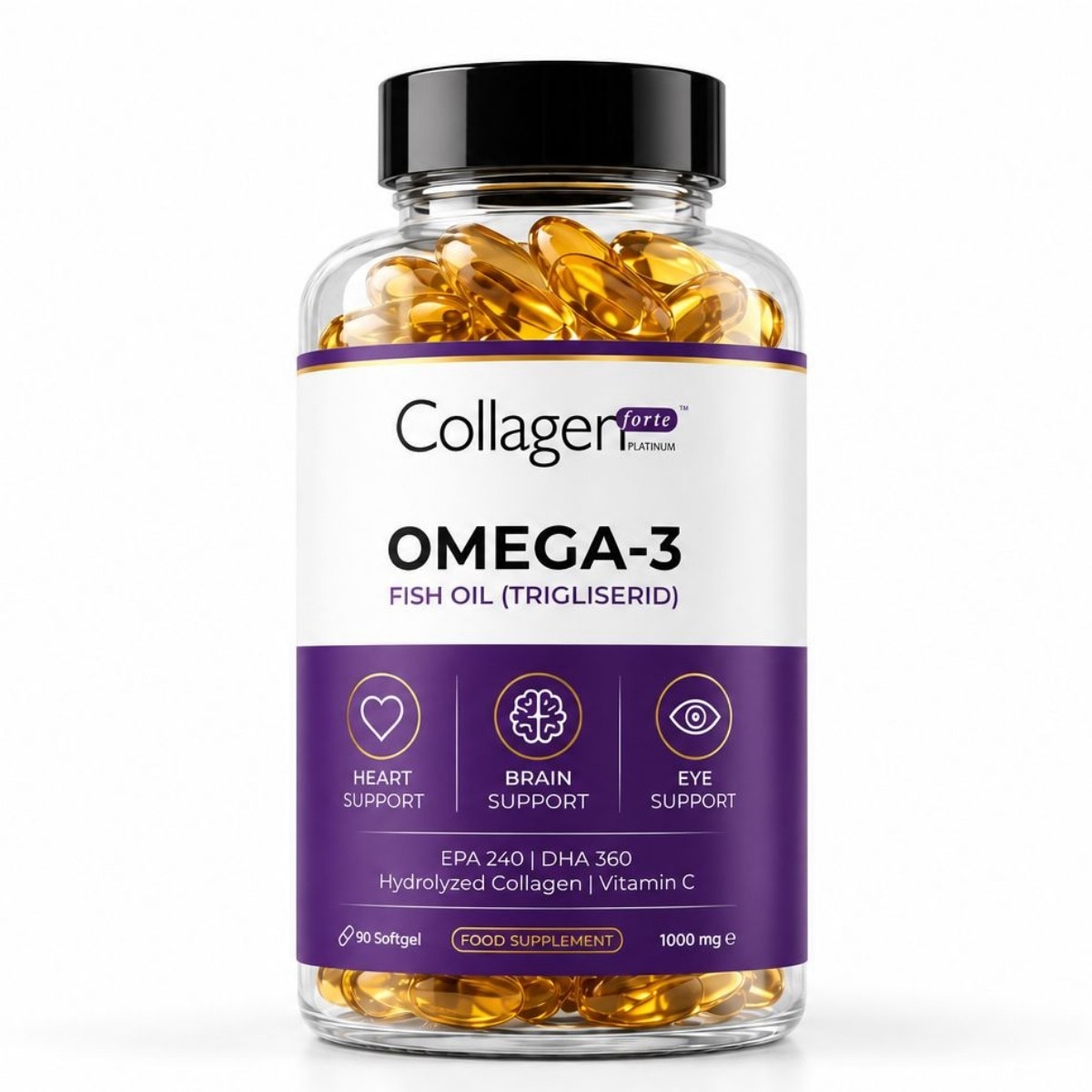 COLLAGEN FORTE COLLAGEN FORTE Collagen Forte Omega-3 90 Kapsül 1 of 1