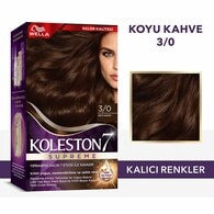 Wella Koleston Kit Saç Boyası Koyu Kahve 3/0