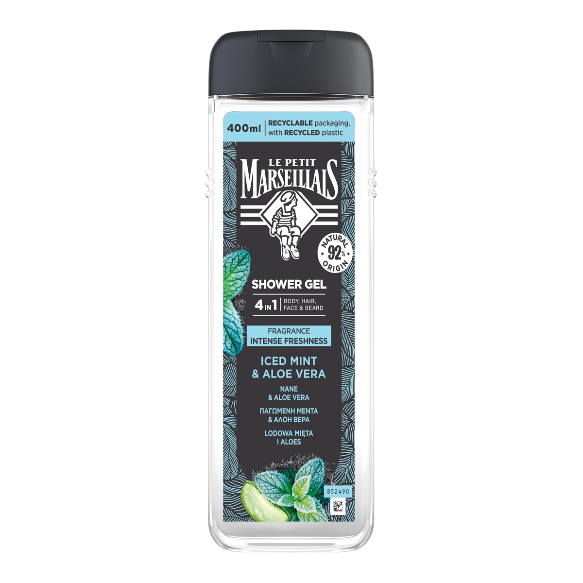 LE PETIT MARSEILLAIS LE PETIT MARSEILLAIS Le Petit Marseillais Buzlu Nane & Aloe Vera Duş Jeli 400 ml 1 of 7
