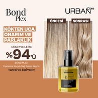  URBAN CARE URBAN CARE Urban Care No.6 Bond Plex Yıpranma Karşıtı Saç Bakım Yağı 100 ml  1 of 11 