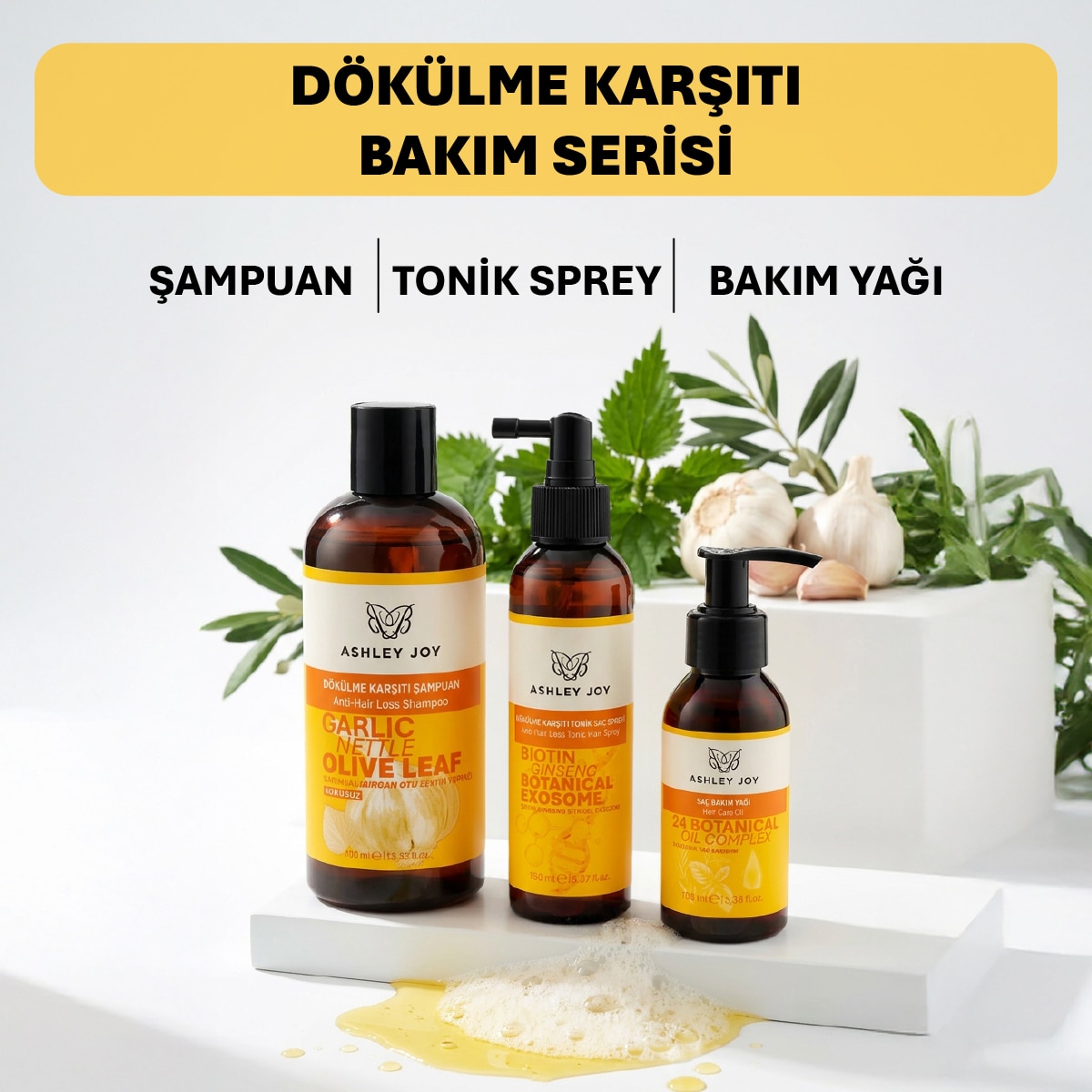 ASHLEY JOY Ashley Joy Dökülme Karşıtı Tonik Saç Spreyi 150 ml