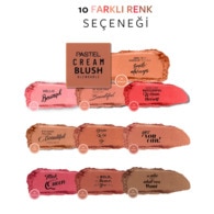 Pastel Cream Blush Krem Allık 44 Blossom