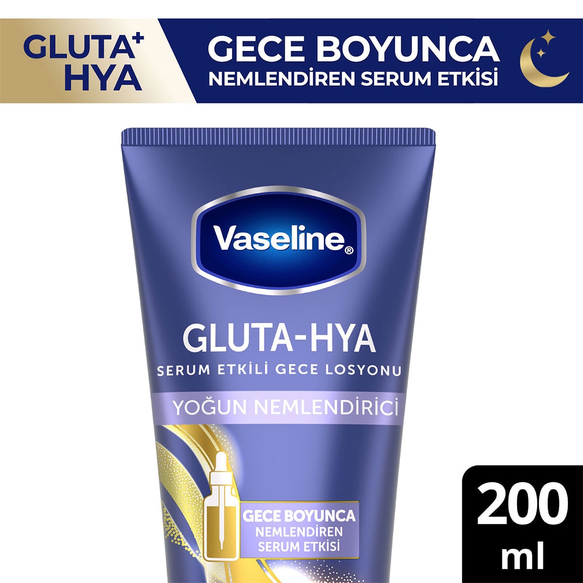 VASELINE VASELINE Vaseline Gluta Hya Overnight Serum Losyon 200 ml 1 of 8