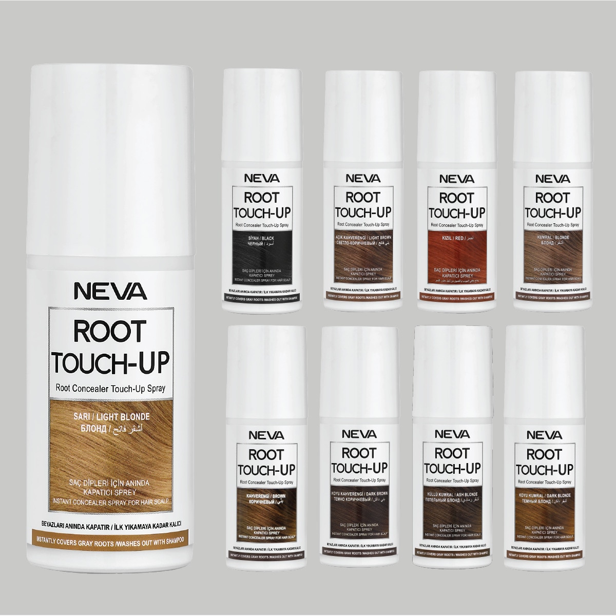  NEVA NEVA EXC. Neva Root Touch-Up Kapatıcı Sprey Sari 75 ml  1 of 4 