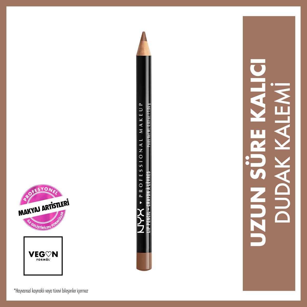 NYX NYX Nyx Professional Makeup Slim Lip Kalem Nude Truffle 1 of 6