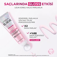 L'Oreal Paris Elseve Glycolic Gloss Mükemmel Parlaklık için Pürüzsüzleştirici Saç Kremi 150 ml
