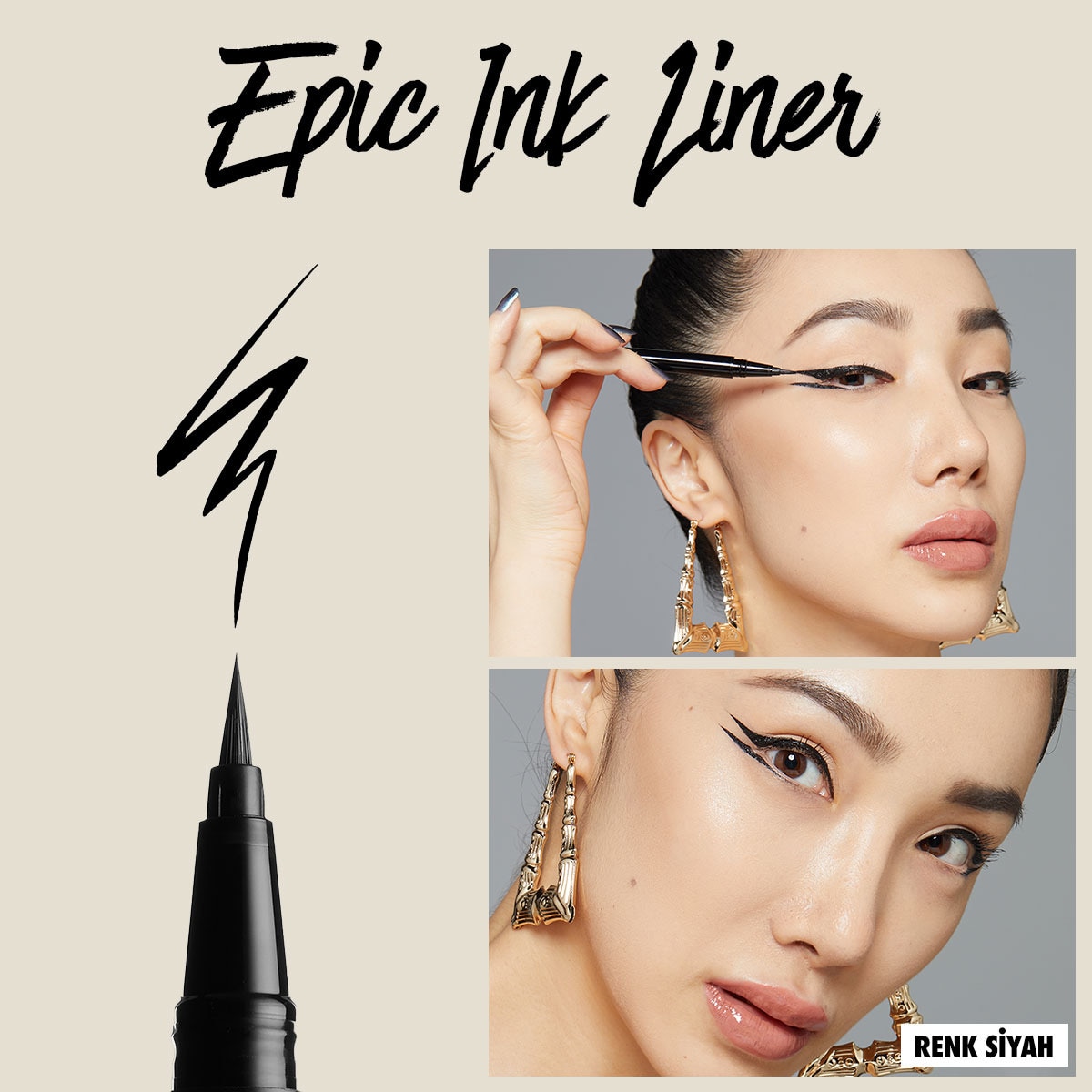  NYX NYX Nyx Professional Makeup Epic Ink Liner Siyah  1 of 5 