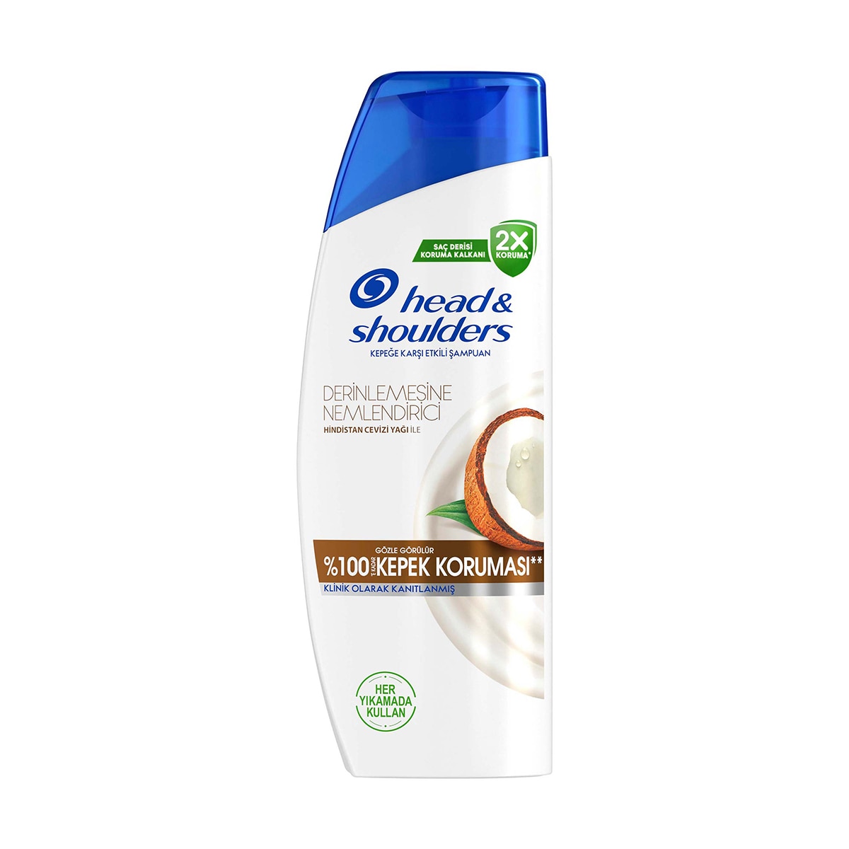 HEAD&SHOULDERS HEAD&SHOULDERS Head&Shoulders Derin Nemlendirici Kepek Hindistan Cevizi Yağlı Günlük Kullanım Şampuan 330 ml 1 of 6