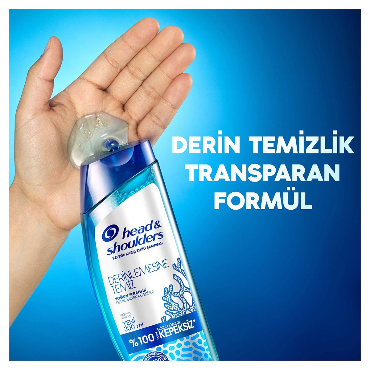 HEAD&SHOULDERS HEAD&SHOULDERS Head&Shoulders Derinlemesine Temiz Yoğun Ferahlık Deniz Mineralleri 300 ml 1 of 9