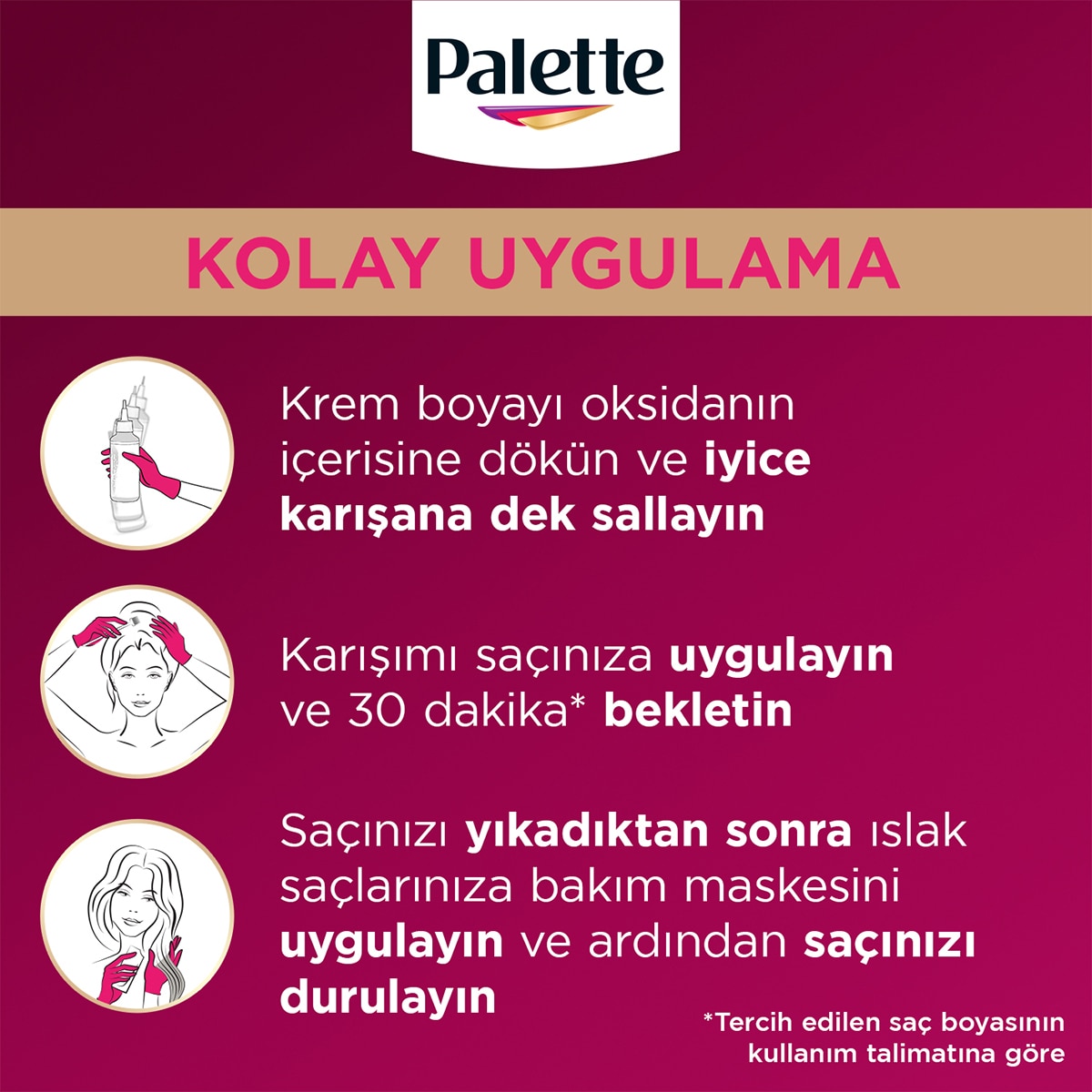  PALETTE PALETTE Palette Deluxe Saç Boyası 6-65 Göz Alıcı Kahve  1 of 9 