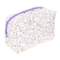  MIINE MIINE Miine Makyaj Çantası Büyük Kapitone Mor Çiçekli  1 of 4 