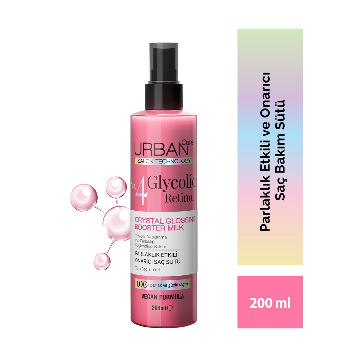 URBAN CARE URBAN CARE Urban Care Glycolic Retinol Parlaklık Etkili Onarıcı Saç Bakım Sütü 200 ml 1 of 7