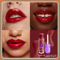Nyx Holiday 25 Gum Drop Gloss 03 Cranberry Splash