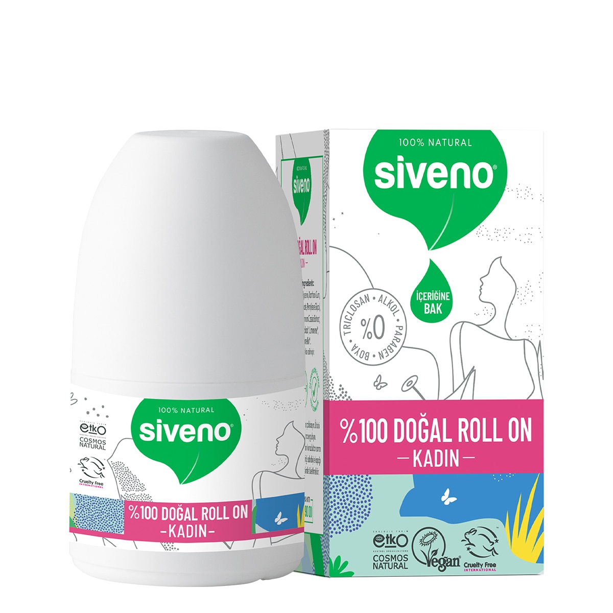  SIVENO SIVENO Siveno Doğal Roll On Kadın 50 ml  Siveno Doğal Roll On Kadın 50 ml