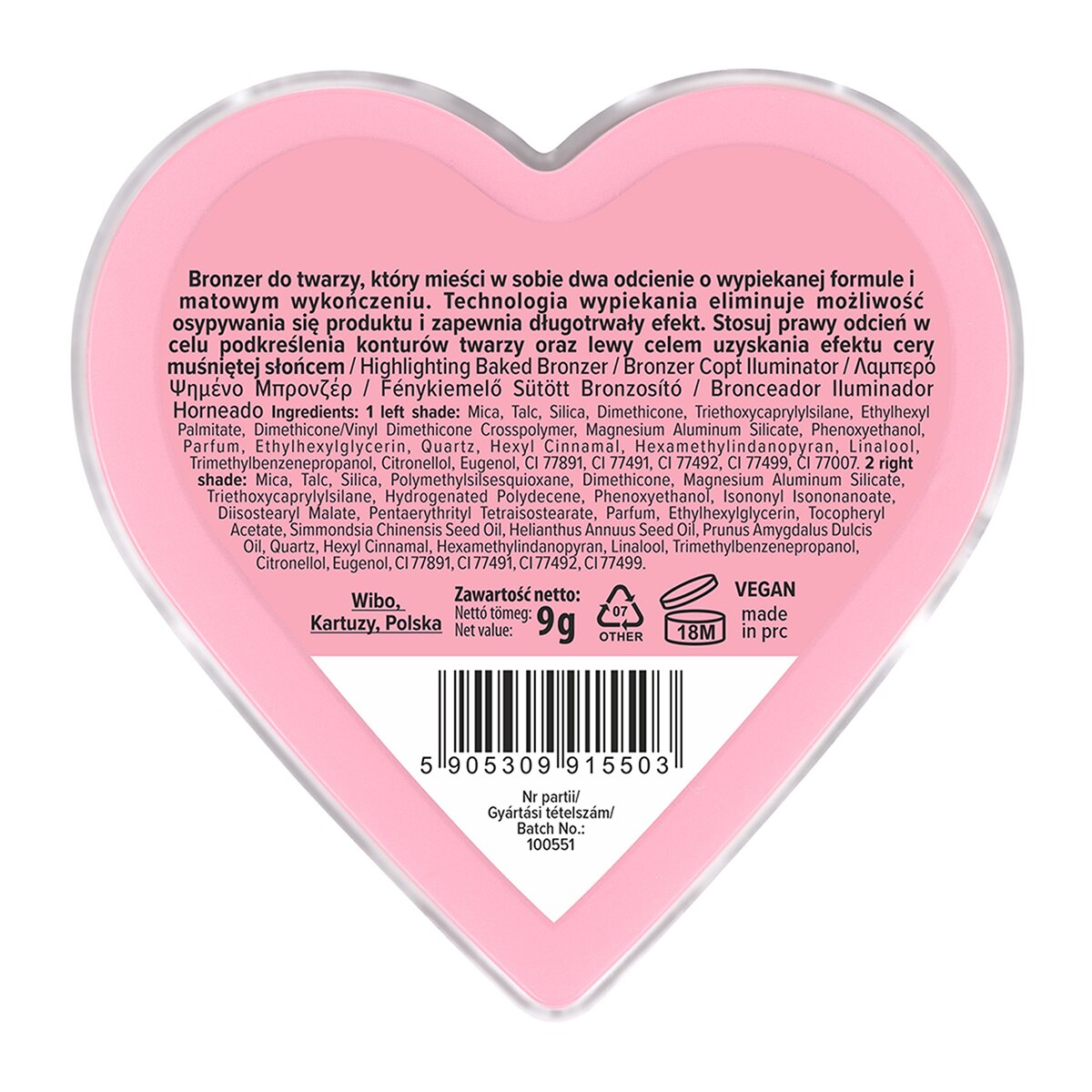 LOVELY LOVELY Lovely Warm At Heart Baked Bronzer 1 of 3