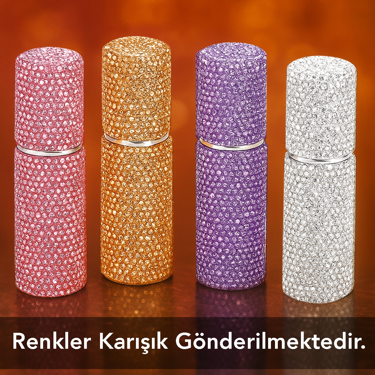 ZHENE ZHENE Zhene Kristal Desenli Seyahat Parfüm Şişesi 10 ml 1 of 6