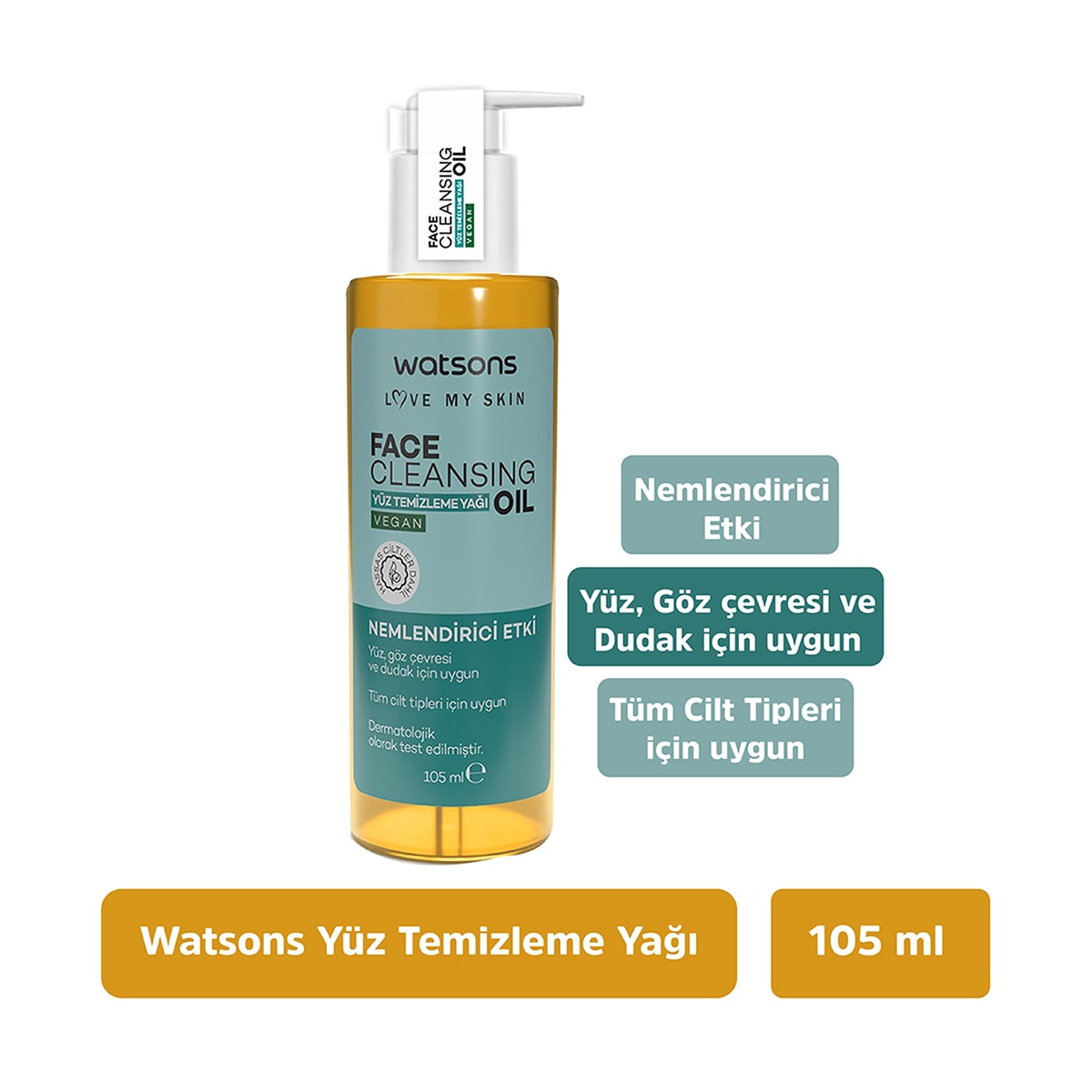  WATSONS WATSONS Watsons Yüz Temizleme Yağı 105 ml 