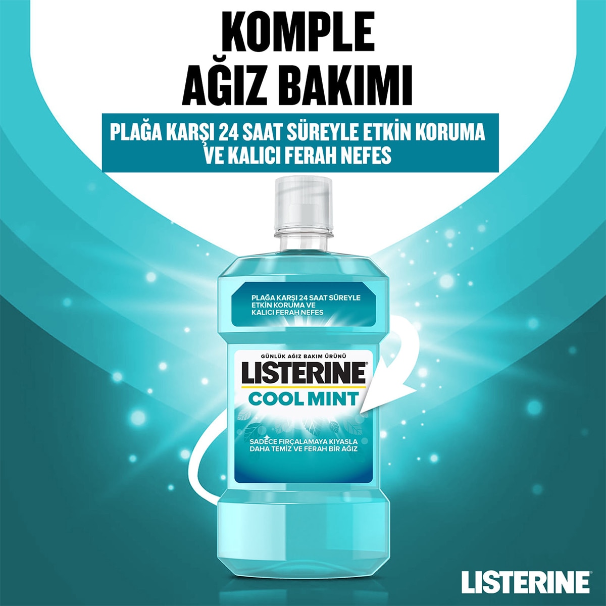  LISTERINE LISTERINE Listerine Cool Mint Ağız Suyu 250 ml  1 of 7 