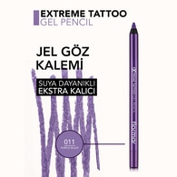 Flormar Extreme Tattoo Yoğun Pigmentli Işıltılı Jel Göz Kalemi No: 011 Purple Blaze