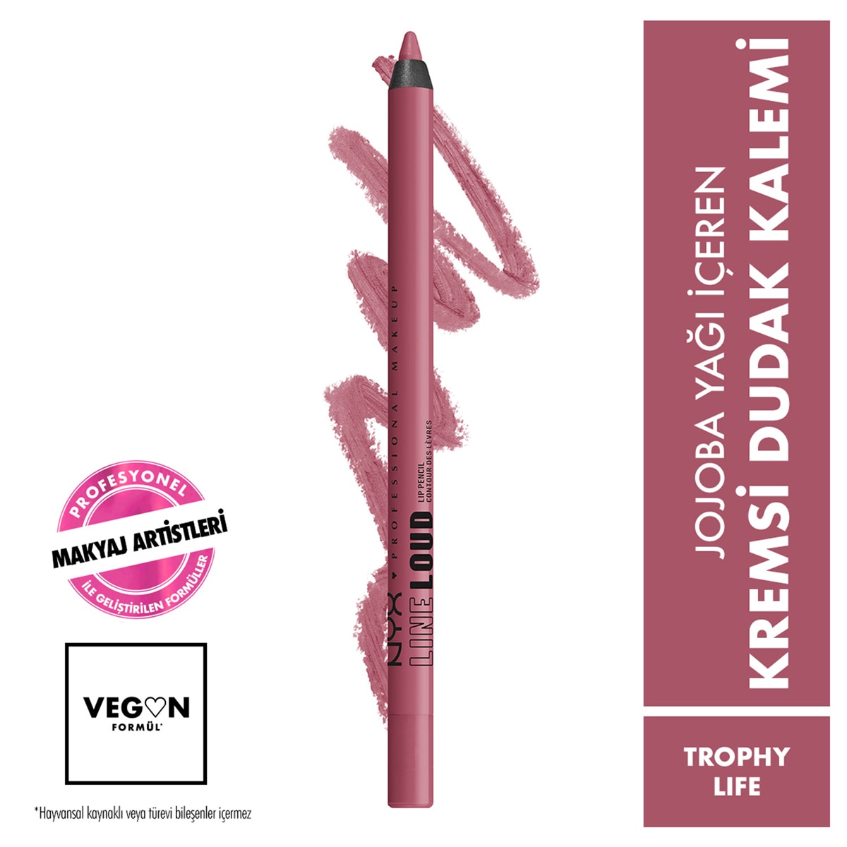 NYX NYX Nyx Professional Makeup Line Loud Dudak Kalemi 14 Trophy Life 1 of 5