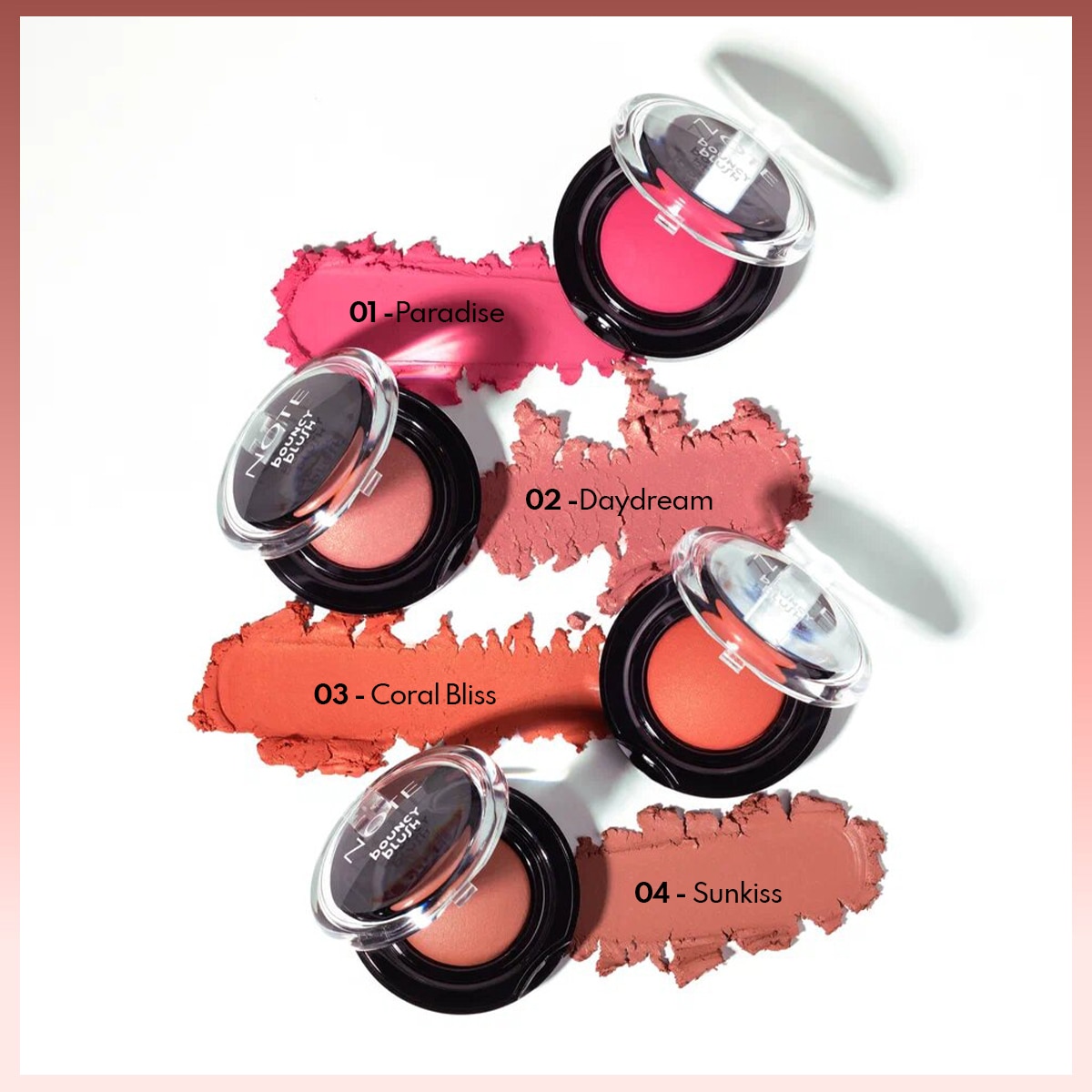 NOTE NOTE Note Bouncy Yumuşak Kremsi Allık 04 Sunkiss 1 of 5