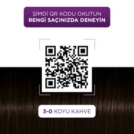 Palette Göz Alıcı Renkler Saç Boyası 3-0 Koyu Kahve