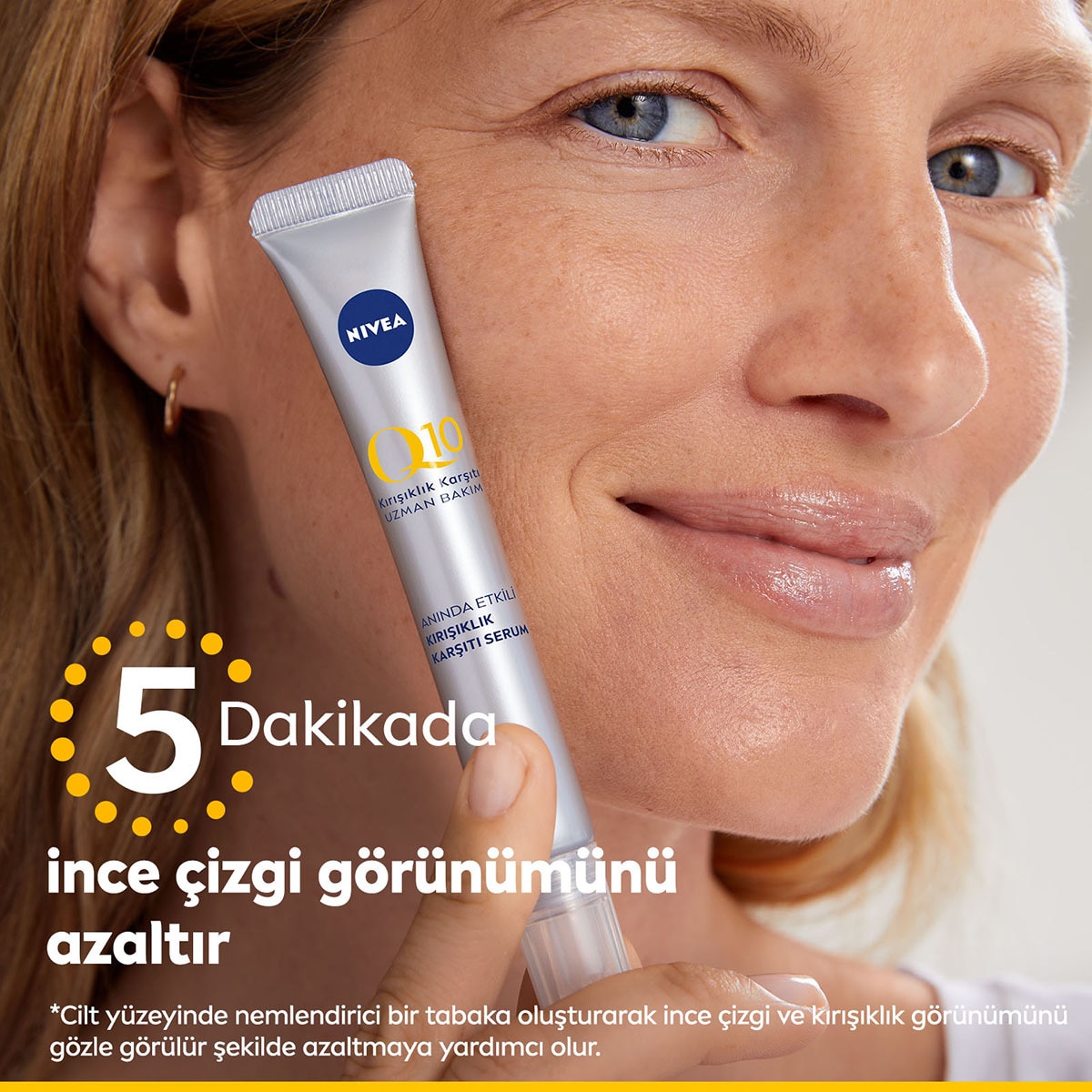  NIVEA VISAGE NIVEA VISAGE Nivea Q10 Anında Etkili Kırışıklık Karşıtı Serum 15 ml  1 of 10 