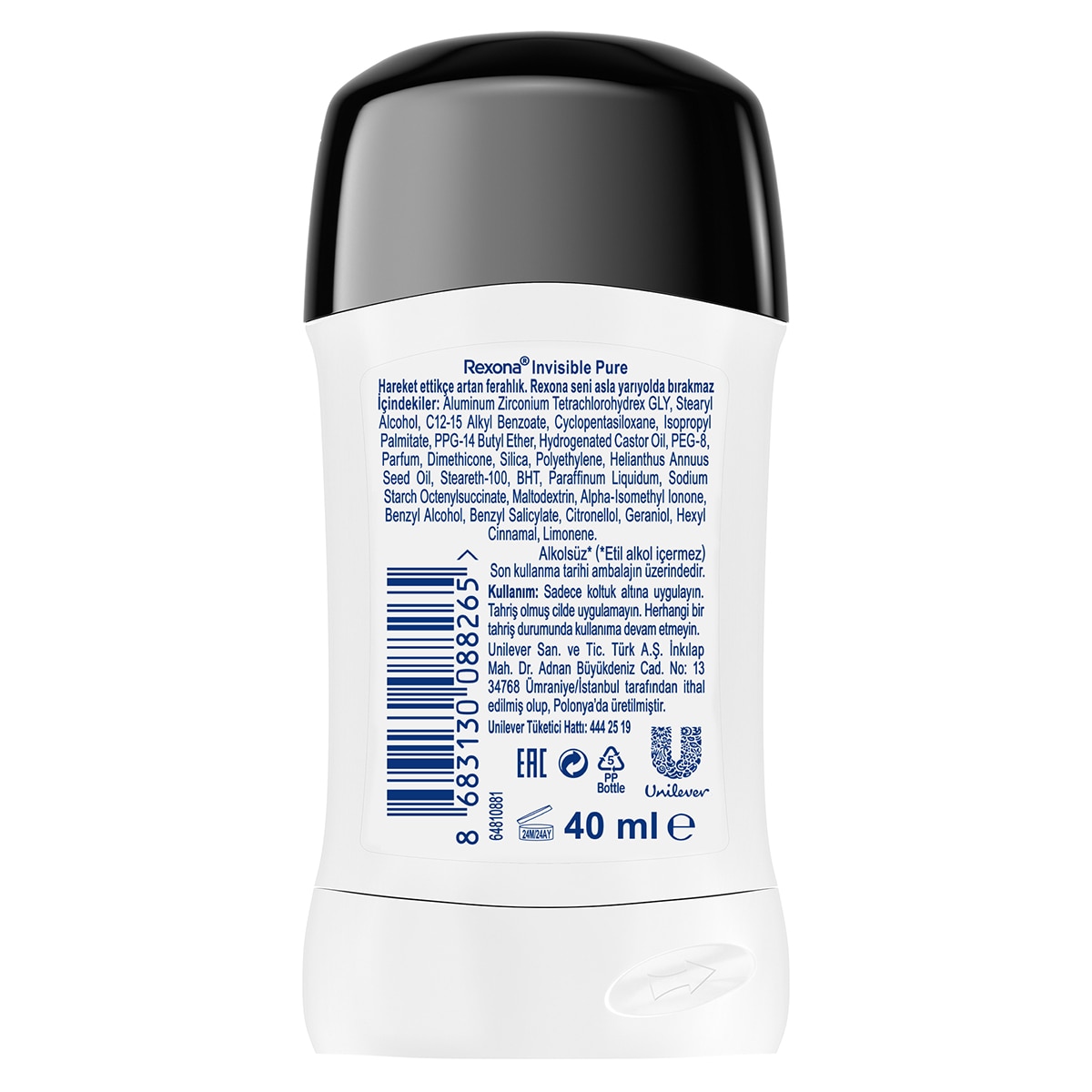  REXONA REXONA Rexona MotionSense Kadın Stick Deodorant Invisible Pure 40 ml  1 of 8 