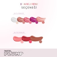 Pastel Plump Up Extra Hydrating Plumping Gloss Dolgunlaştıran Dudak Parlatıcısı 208 Shimmer Nude
