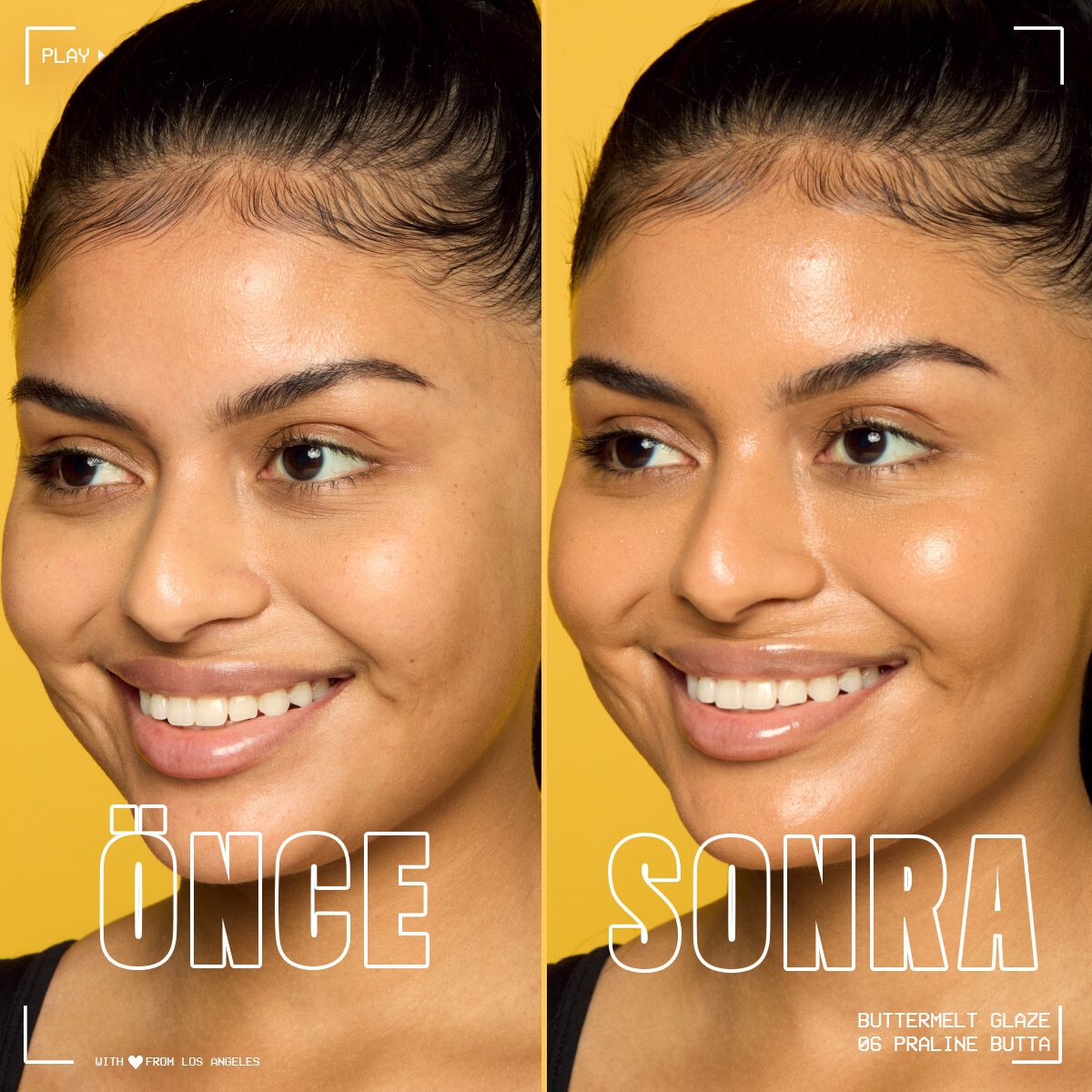  NYX NYX Nyx Professional Makeup Buttermelt Glaze Işıltılı Nemlendirici Tint 06 Praline Butta  1 of 7 