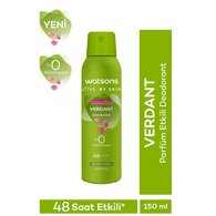  WATSONS WATSONS Watsons Verdant Deodorant Sprey Pudrasız 150 ml  