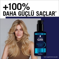 Gliss Night Elixir Saç Serumu Aqua Revive 100 ml