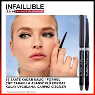 L'Oreal Paris Infaillible Automatic Jel Göz Kalemi Mat Siyah