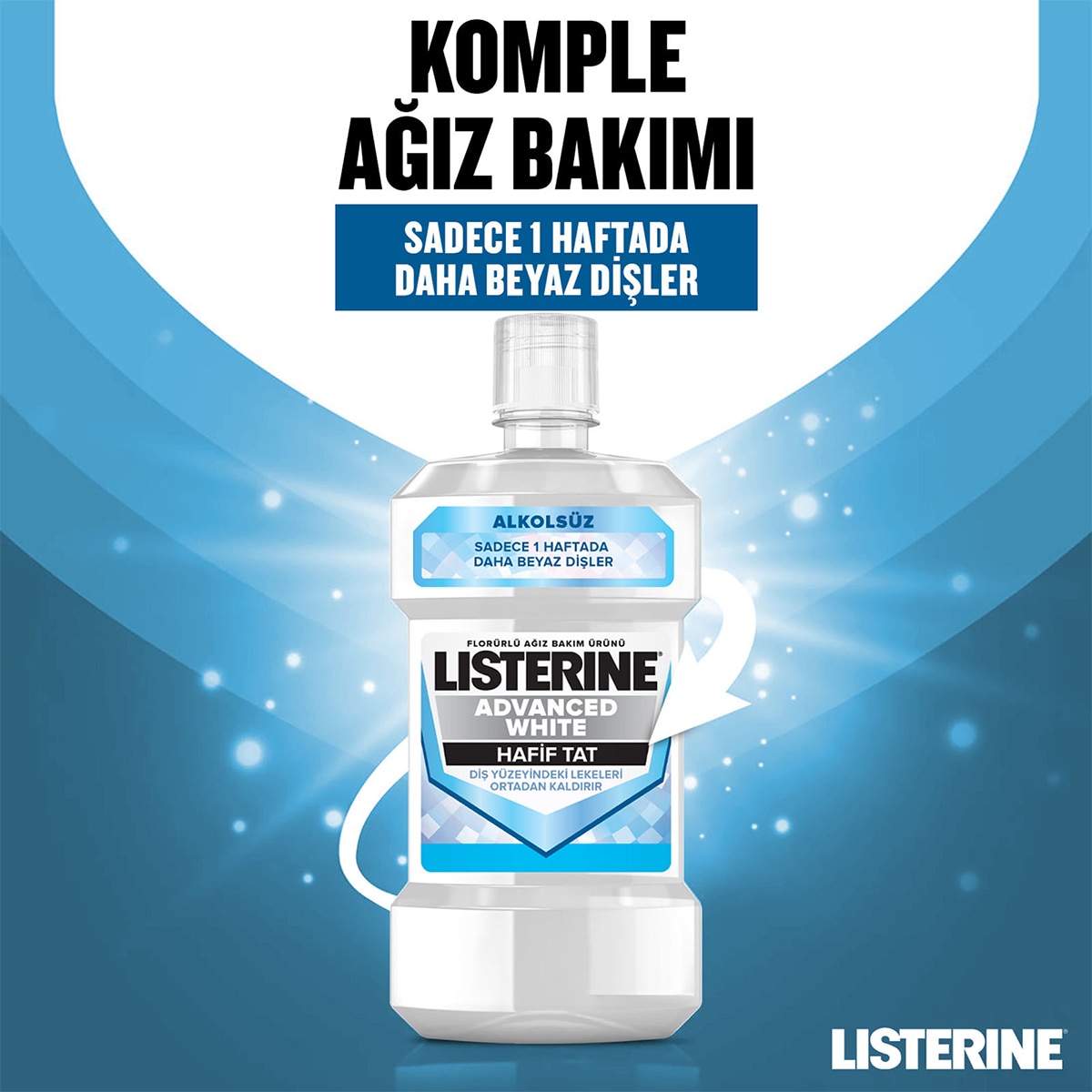  LISTERINE LISTERINE Listerine Advanced Whitening Ağız Suyu 250 ml  1 of 4 