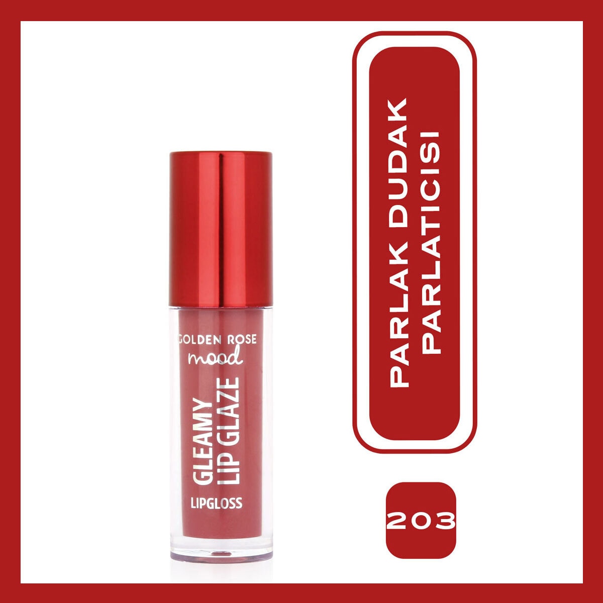 GOLDEN ROSE GOLDEN ROSE Golden Rose Mood Gleamy Dudak Parlatıcısı No: 203 Rose Chic 1 of 3
